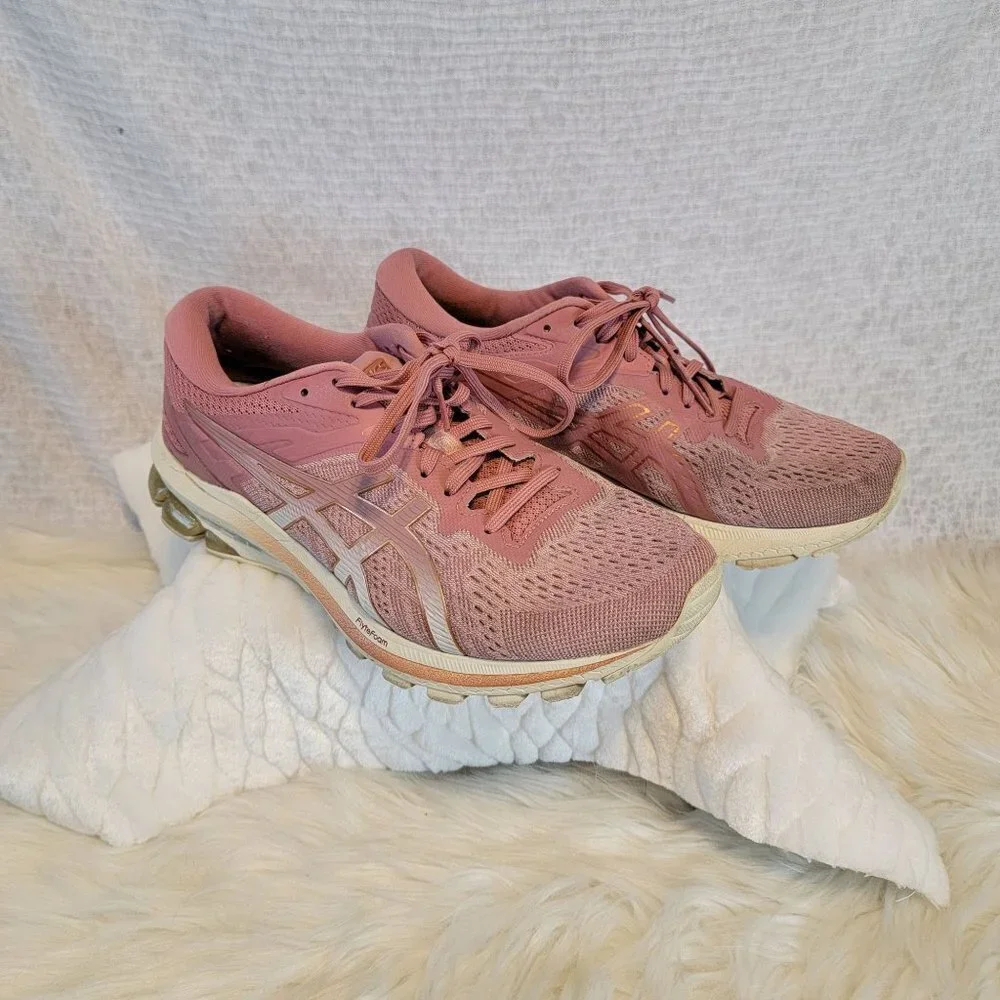 Women's ASICS GT 1000 10 Running Shoes Pink Cushioned Sneaker Athleisure‎ Sz 10
